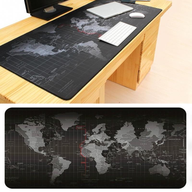 Огромный ковер для мыши с картой мира