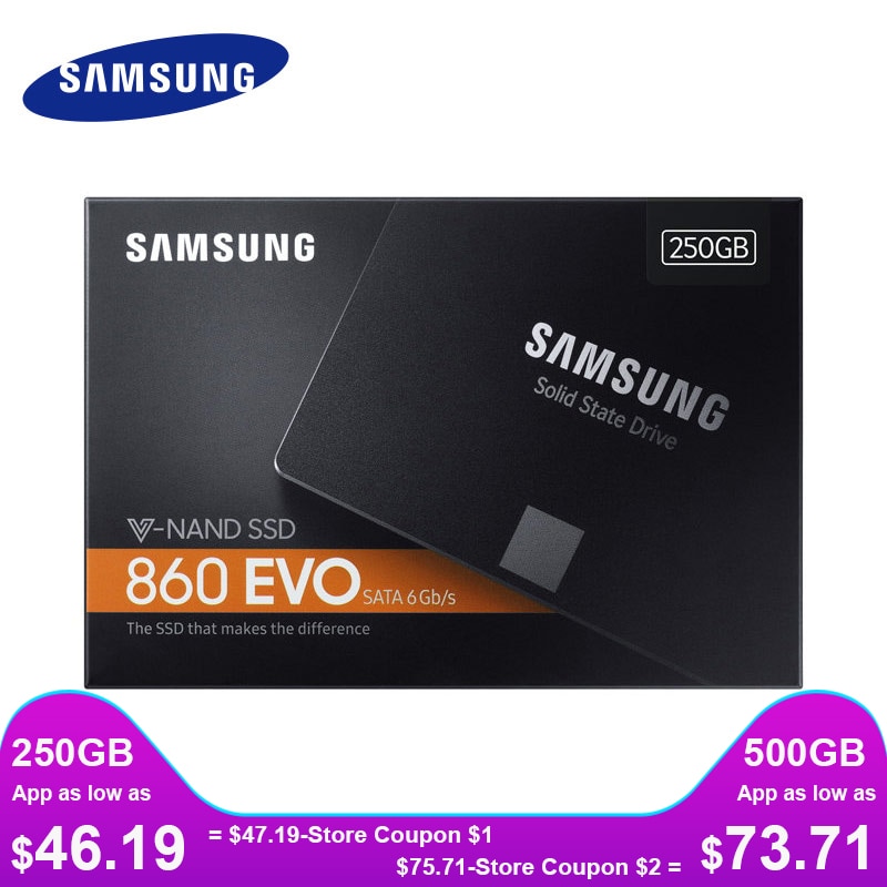 Samsung SSD 860 EVO — качественный и быстрый диск